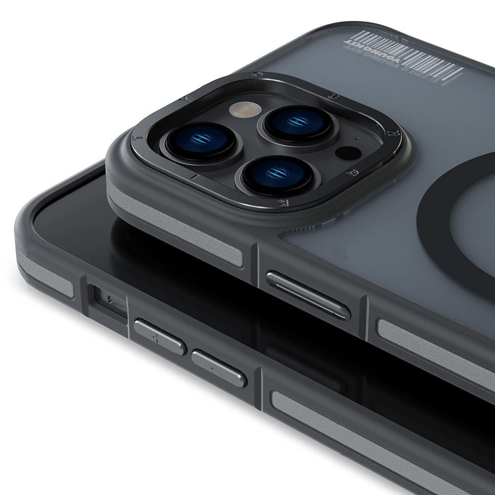 Apple iPhone 14 Pro Kılıf M-safe Şarj Özellikli Youngkit Rock Sand Serisi Kapak