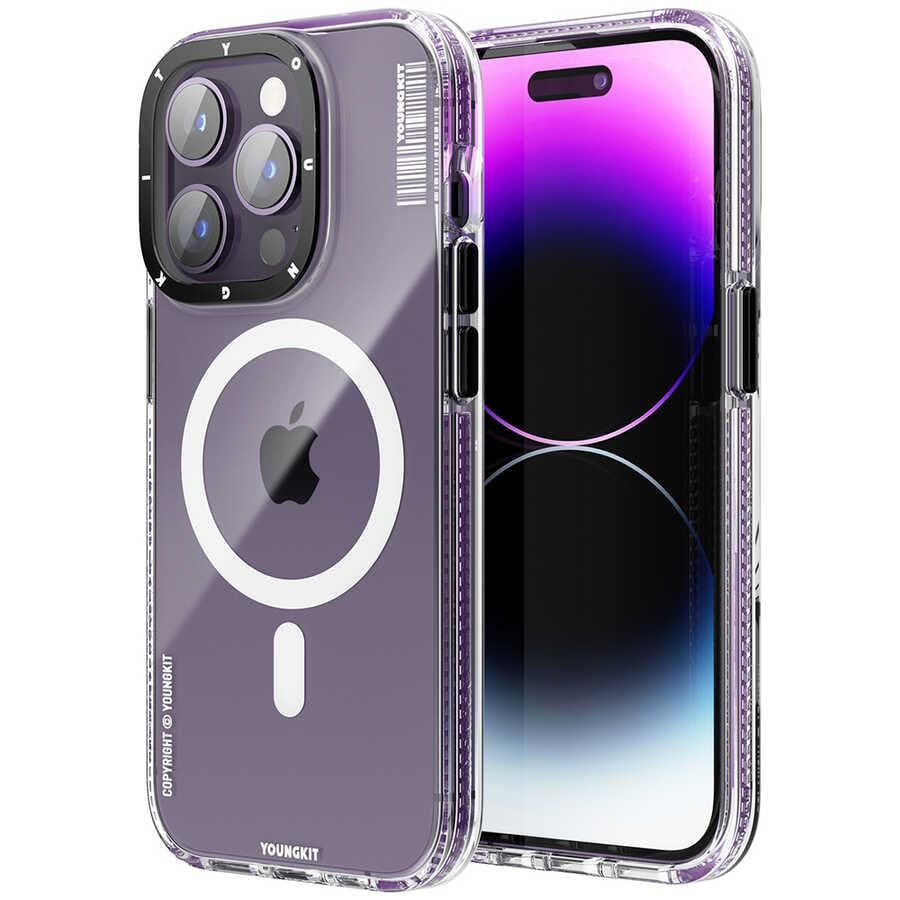 Apple iPhone 14 Pro Kılıf M-safe Şarj Özellikli YoungKit Exquisite Serisi Kapak