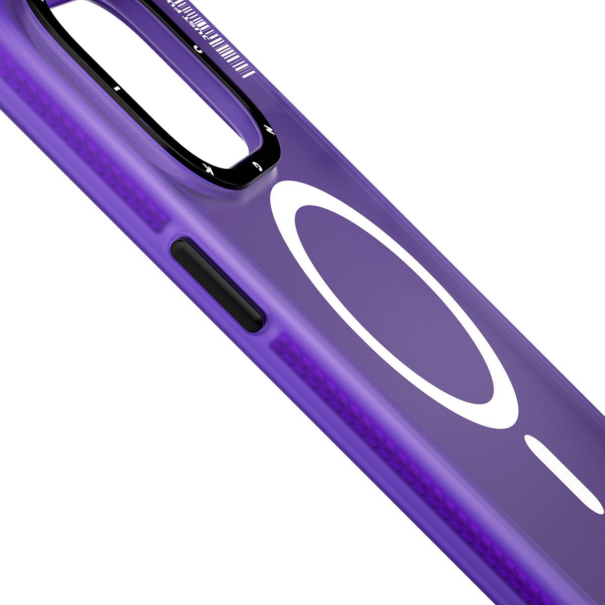 Apple iPhone 14 Pro Kılıf M-safe Şarj Özellikli Youngkit Colored Sand Serisi Kapak