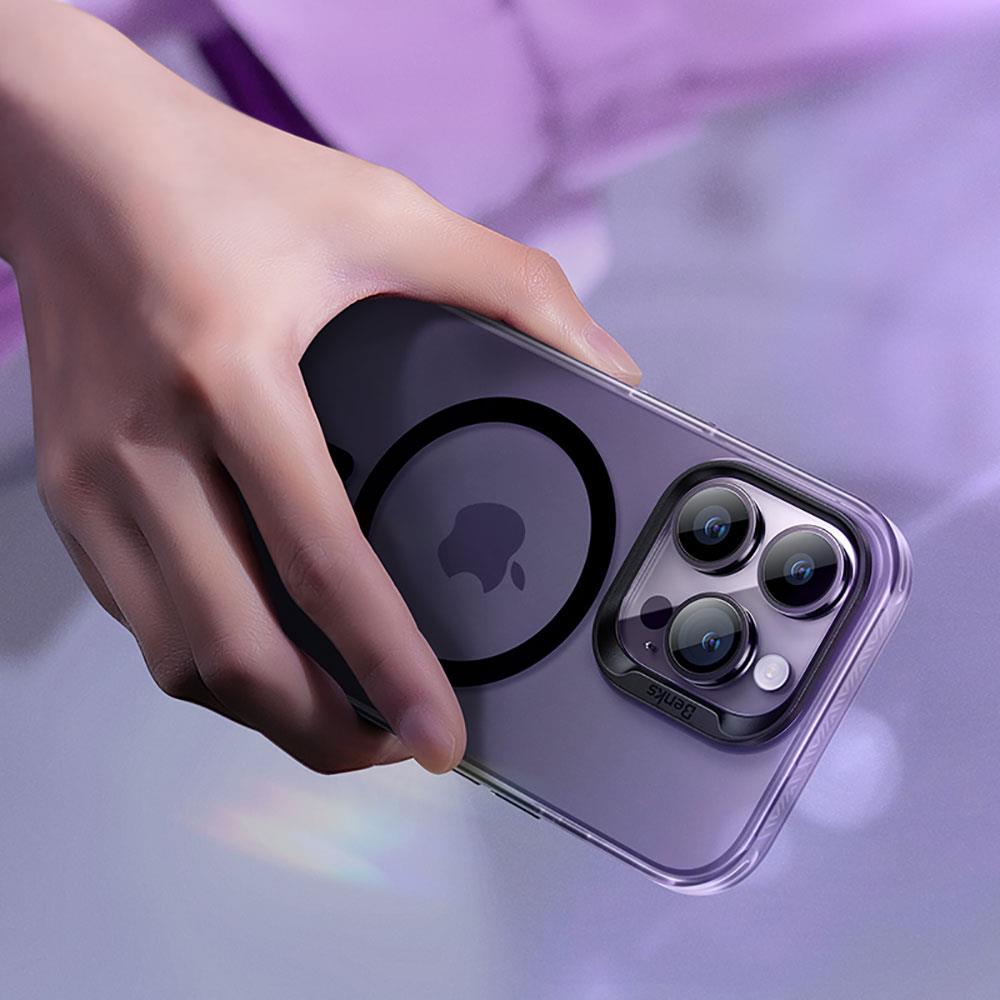 Apple iPhone 14 Pro Kılıf M-safe Şarj Özellikli Benks Lucid Armor Kapak
