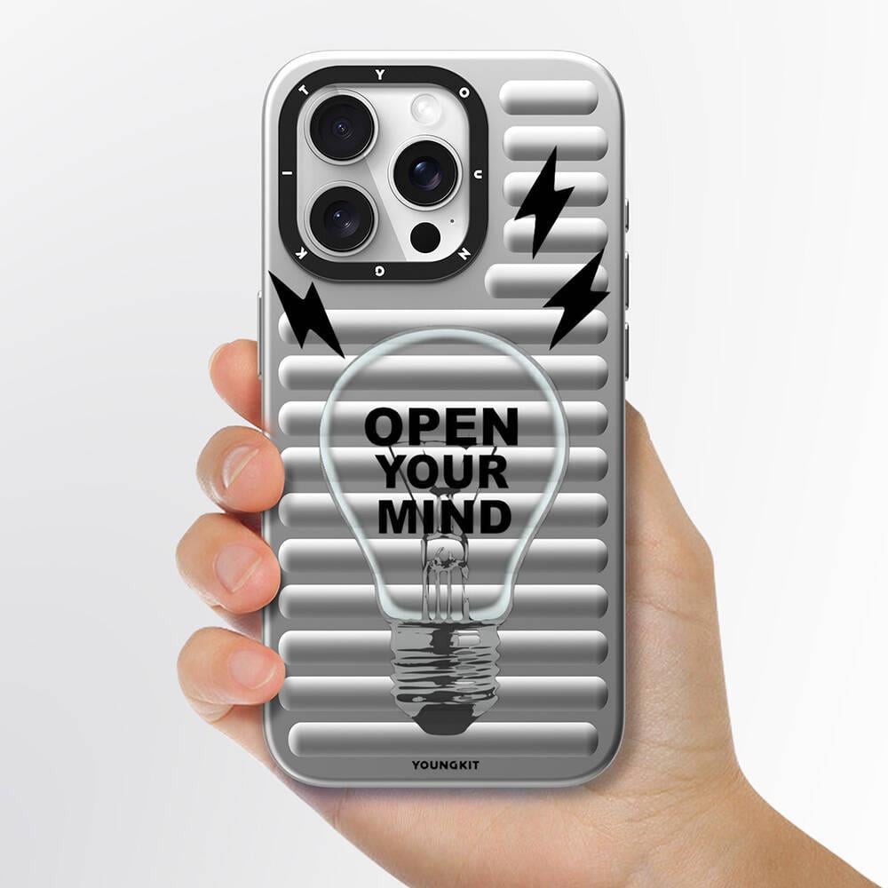 Apple iPhone 14 Pro Kılıf M-safe Şarj Özellikli Youngkit Open Mind Serisi Kapak