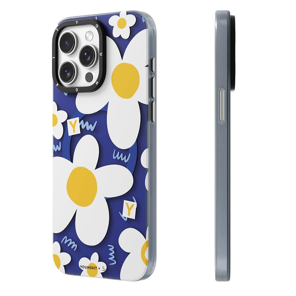 Apple iPhone 14 Pro Kılıf M-safe Şarj Özellikli Sunshine Tasarımlı Youngkit Spring Breeze Serisi Kapak