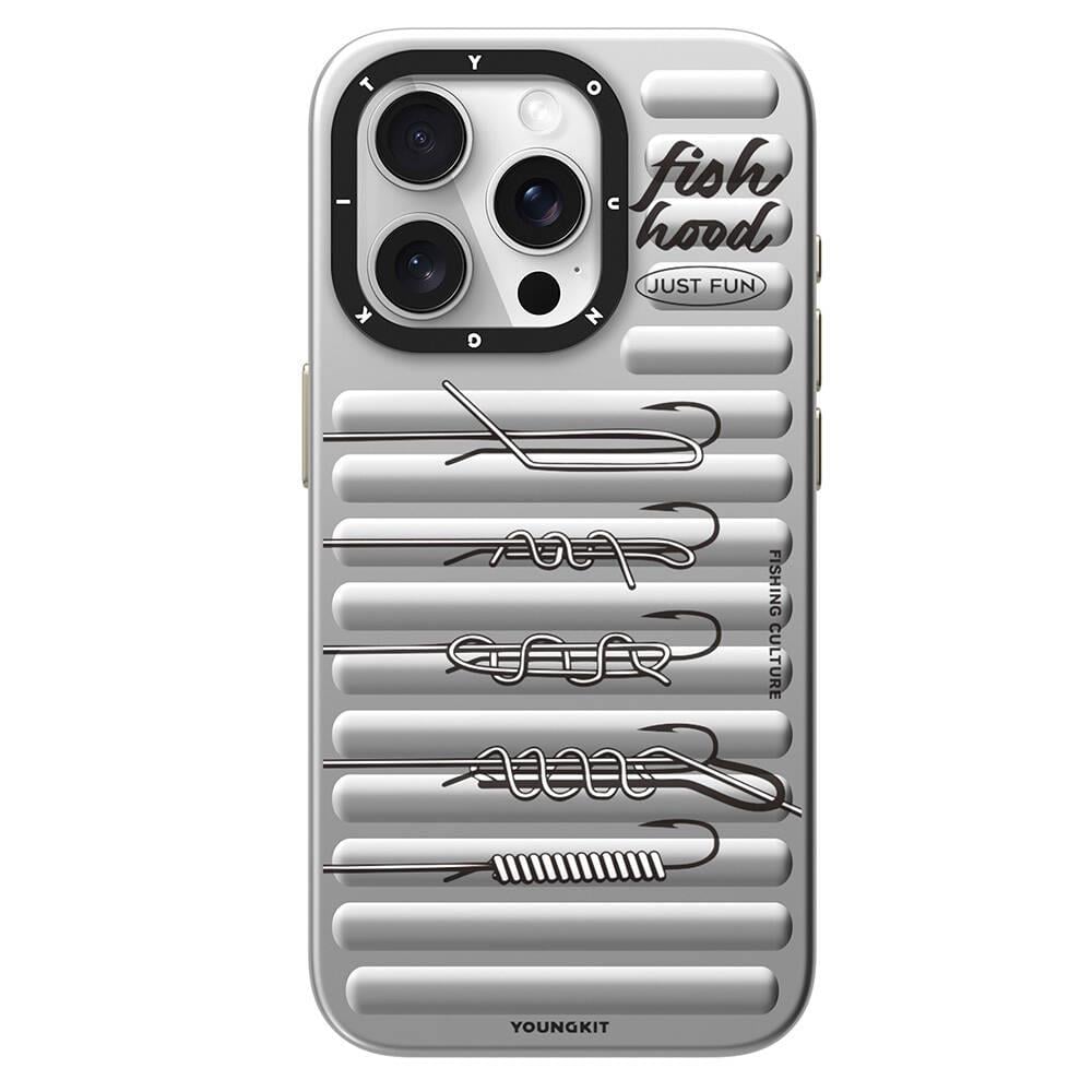 Apple iPhone 14 Pro Kılıf M-safe Şarj Özellikli Youngkit Fishing Serisi Kapak
