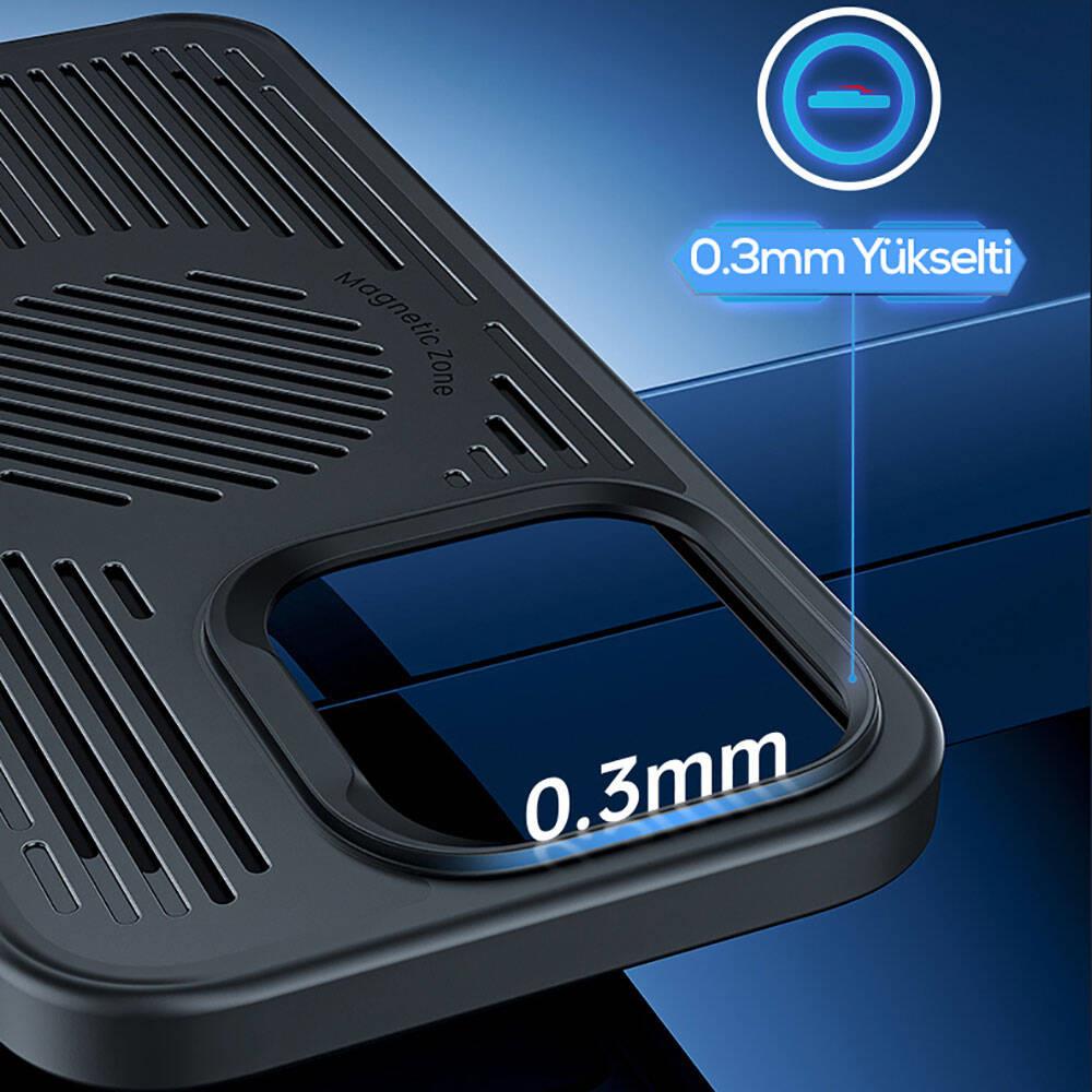 Apple iPhone 14 Pro Kılıf M-safe Şarj Özellikli Düşme Dirençli Soğutucu Benks Biliz Kapak