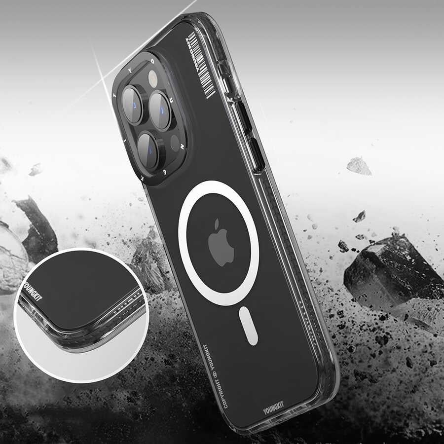 Apple iPhone 14 Pro Kılıf M-safe Şarj Özellikli YoungKit Exquisite Serisi Kapak
