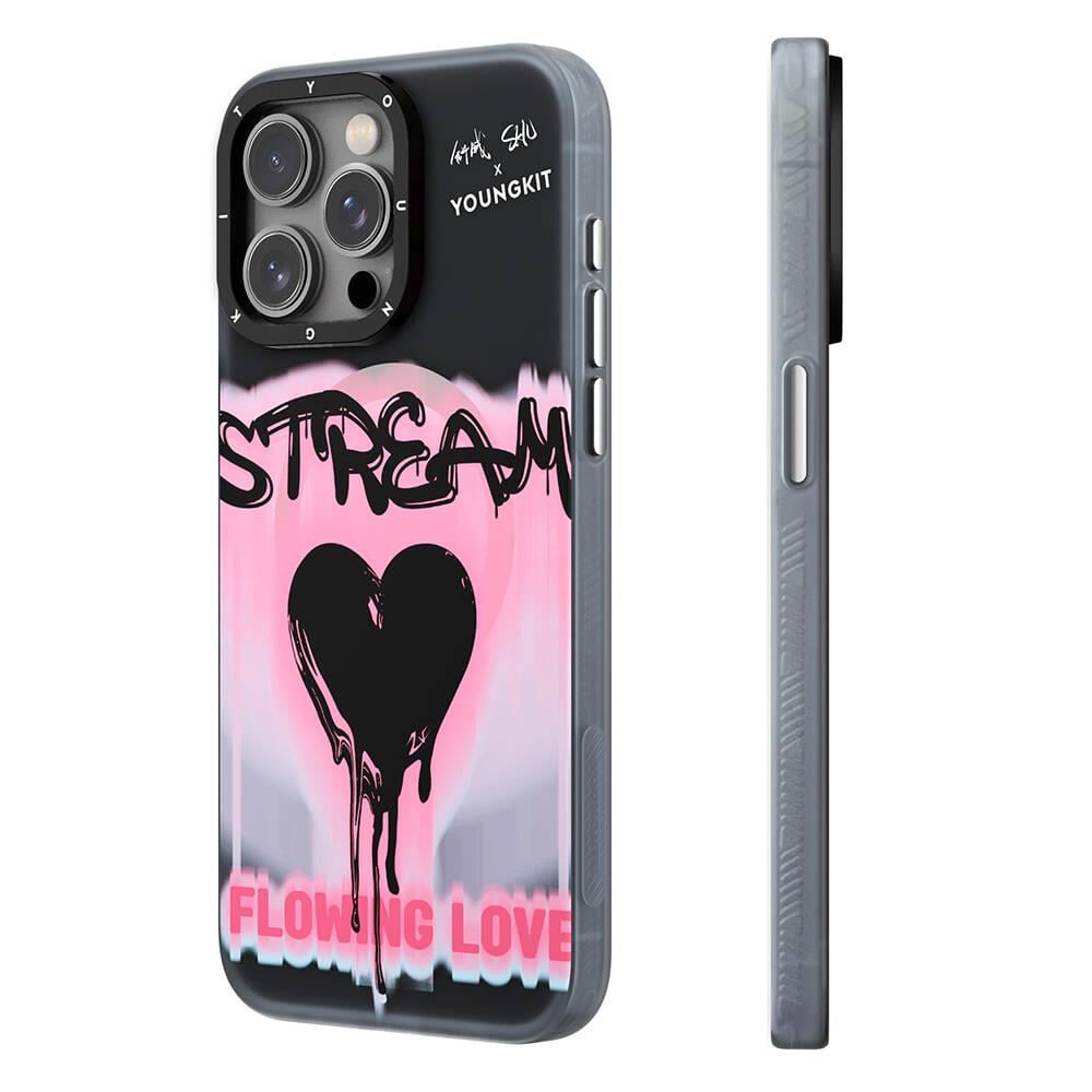 Apple iPhone 14 Pro Kılıf M-safe Şarj Özellikli Shu Tasarımlı Youngkit Dreamland Serisi Kapak
