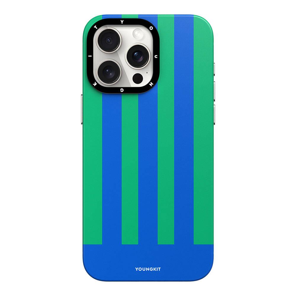 Apple iPhone 14 Pro Kılıf M-safe Şarj Özellikli Youngkit Striped Piano Keys Serisi Kapak