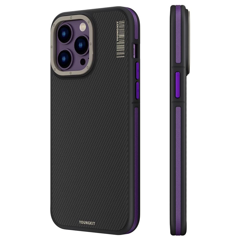 Apple iPhone 14 Pro Kılıf M-safe Şarj Özellikli YoungKit Kamuflaj Serisi Kapak