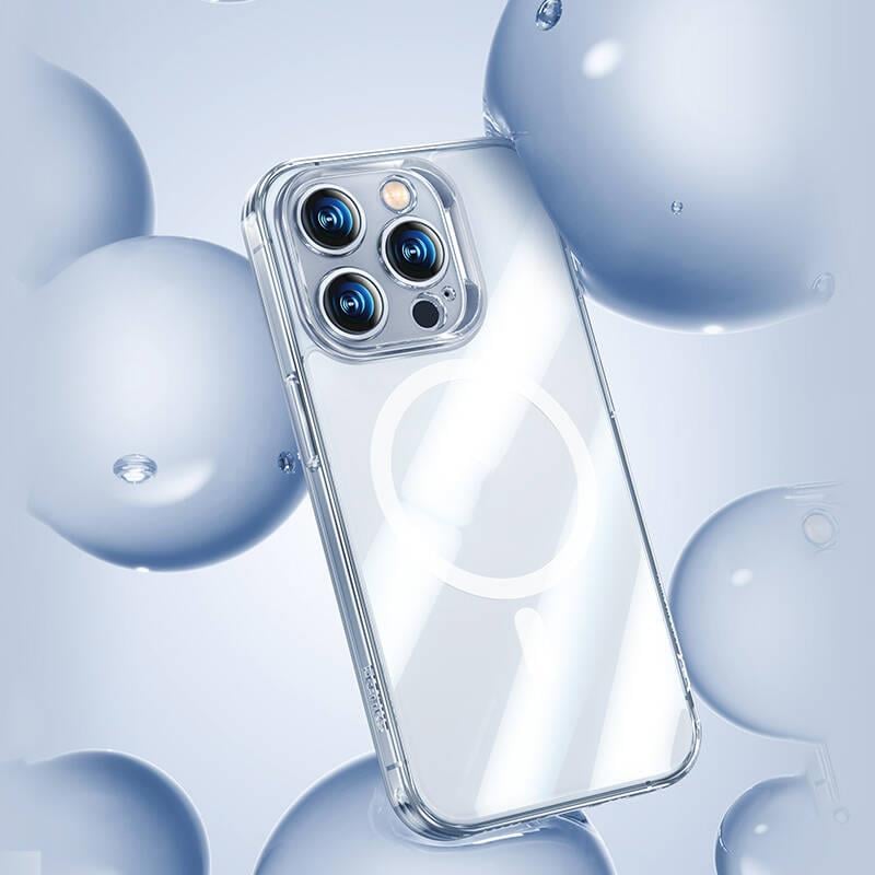 Apple iPhone 14 Pro Kılıf M-safe Şarj Özellikli Kamera Korumalı Benks Corning Glass Serisi Kapak
