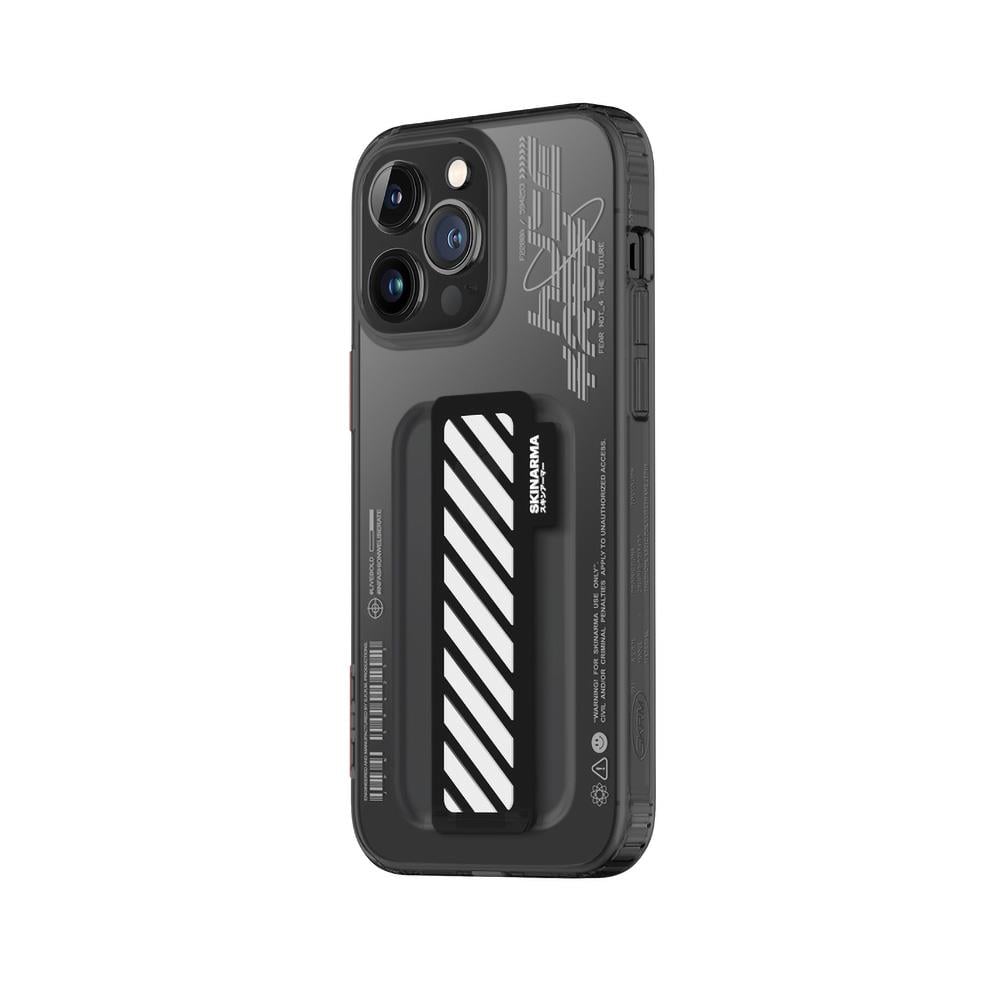 Apple iPhone 14 Pro Kılıf SkinArma Şeffaf Desenli Kaze Kapak