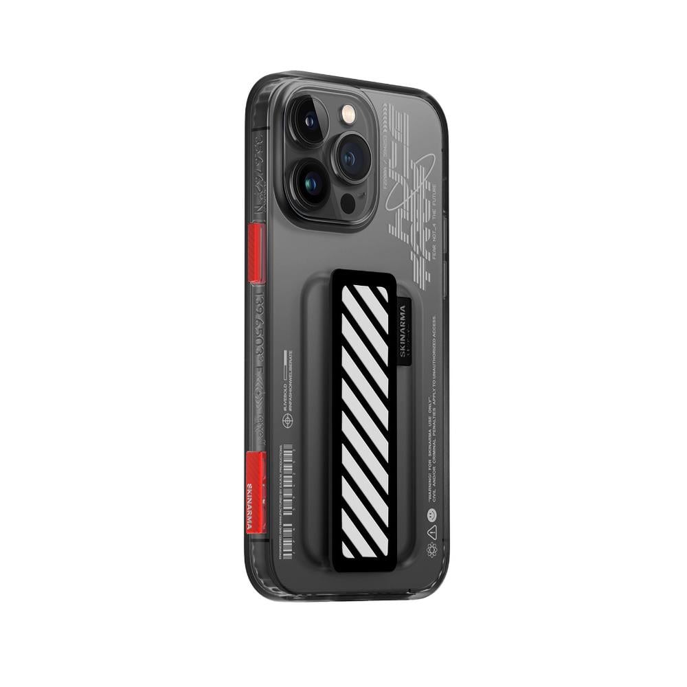 Apple iPhone 14 Pro Kılıf SkinArma Şeffaf Desenli Kaze Kapak