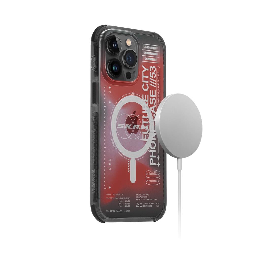 Apple iPhone 14 Pro Kılıf SkinArma Şeffaf Airbag Tasarımlı M-safe Şarj Özellikli Shorai Kapak