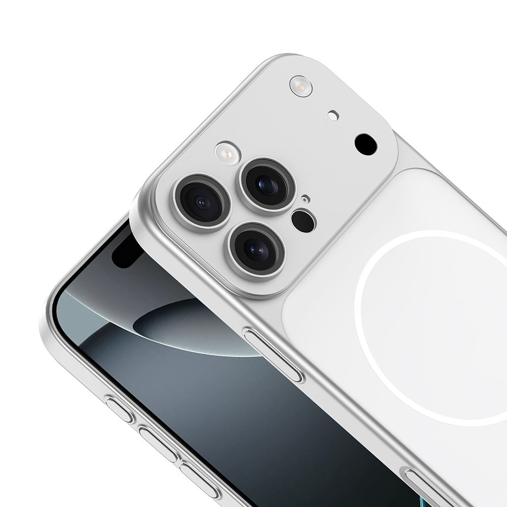 Apple iPhone 14 Pro Kılıf Zore M-Safe Şarj Özellikli Kamera Korumalı Spark Kapak
