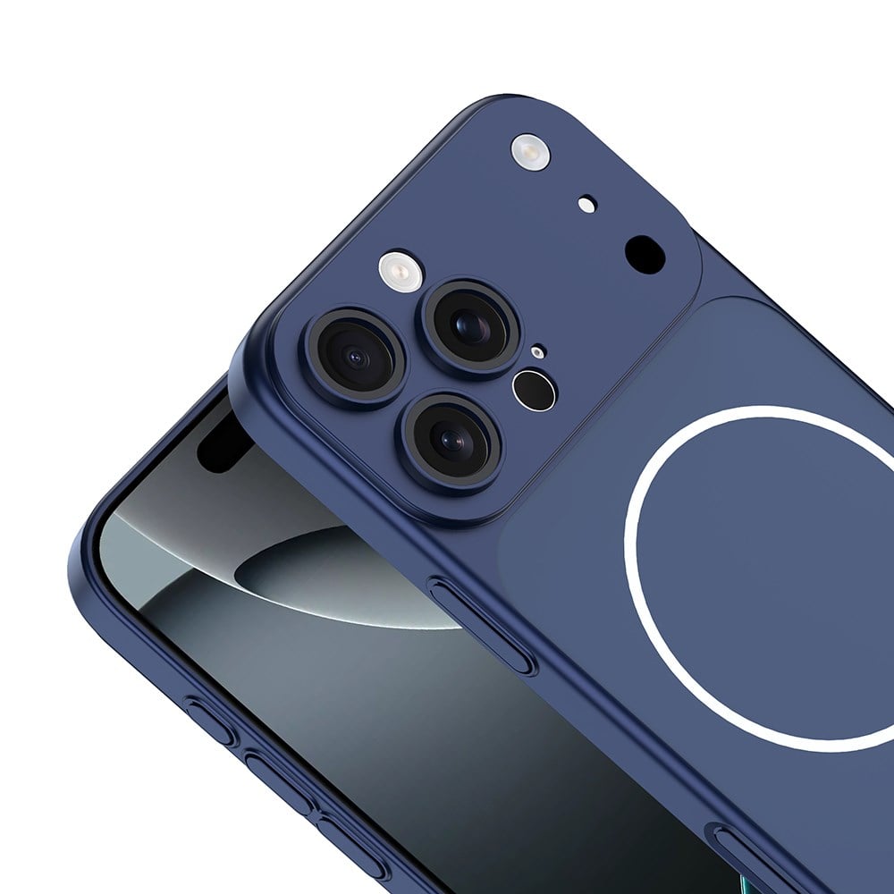 Apple iPhone 14 Pro Kılıf Zore M-Safe Şarj Özellikli Kamera Korumalı Spark Kapak