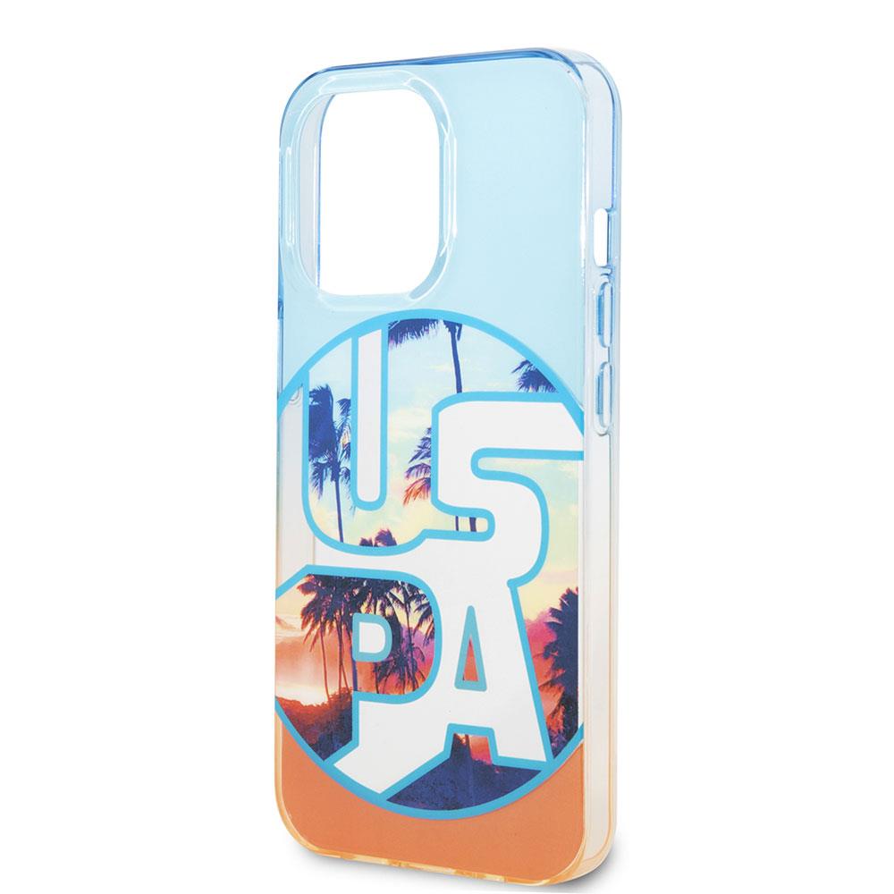 Apple iPhone 14 Pro Max Case U.S. Polo Assn. Color Leaf Printed Design Cover