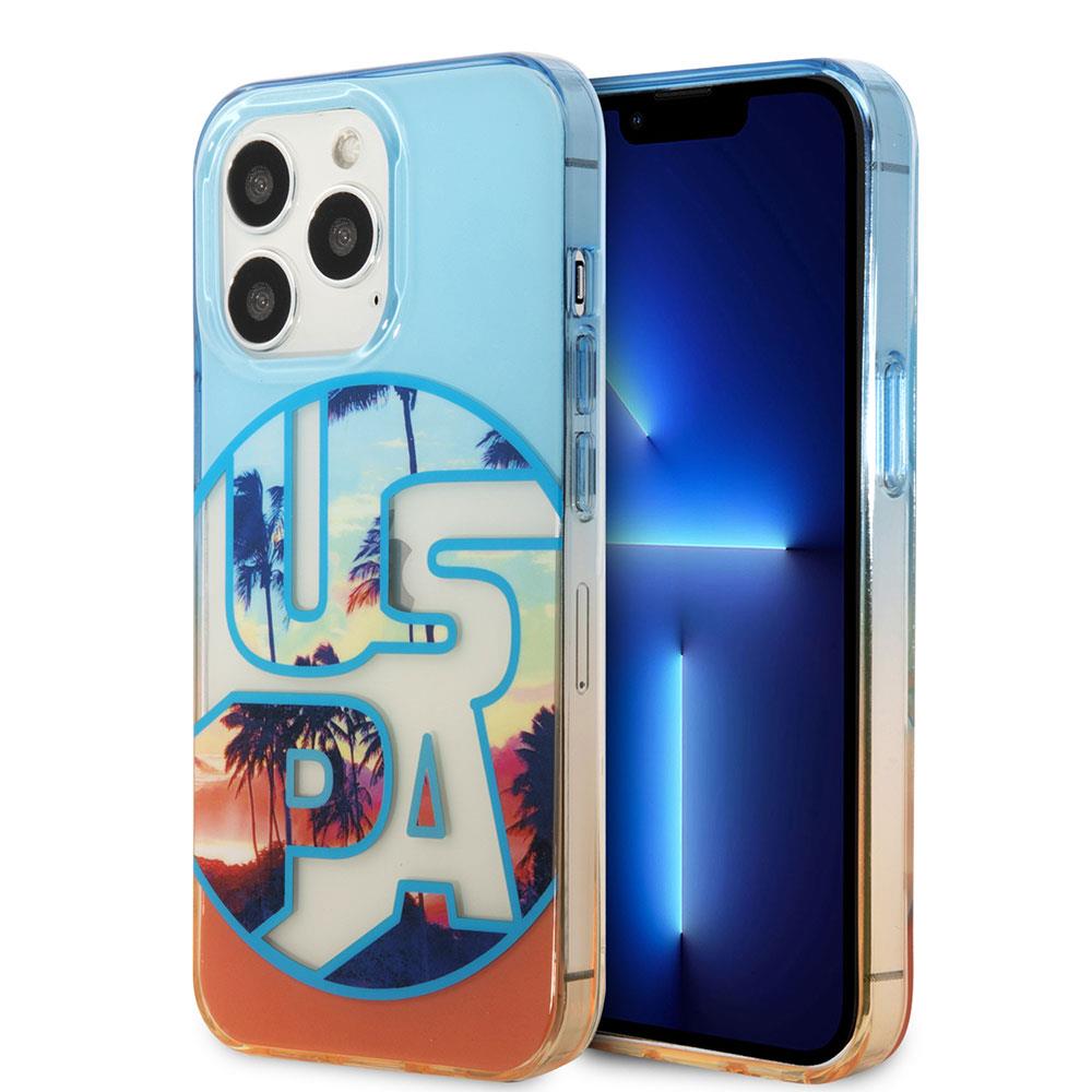 Apple iPhone 14 Pro Max Case U.S. Polo Assn. Color Leaf Printed Design Cover