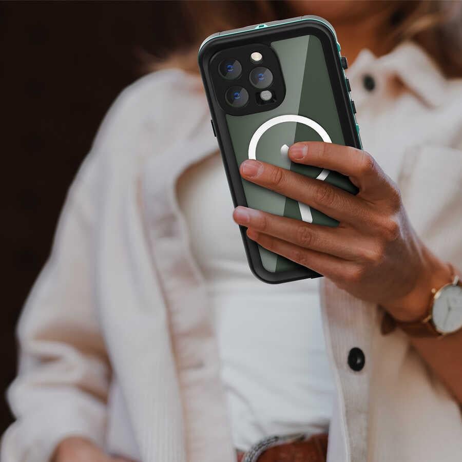Apple iPhone 14 Pro Max Kılıf 1-1 Su Geçirmez Kılıf