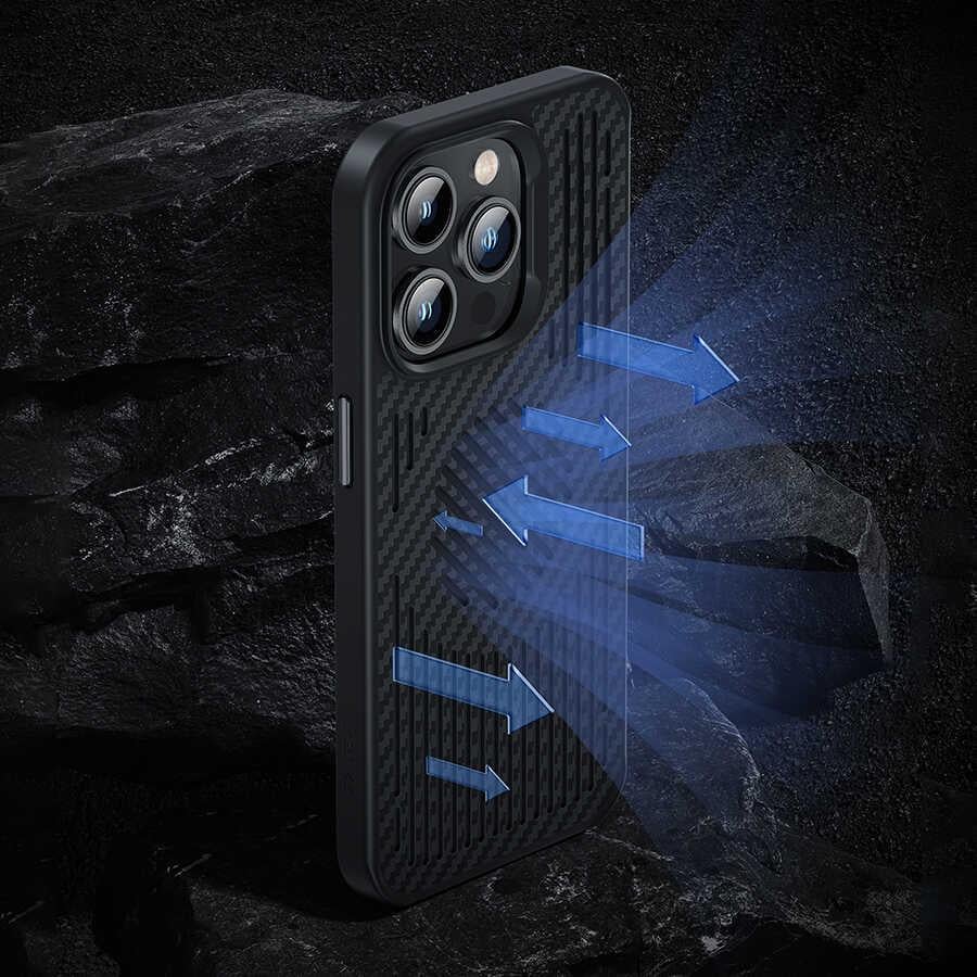 Apple iPhone 14 Pro Max Kılıf Benks Magnetic Cooling Kevlar Soğutucu Özellikli Telefon Kılıfı