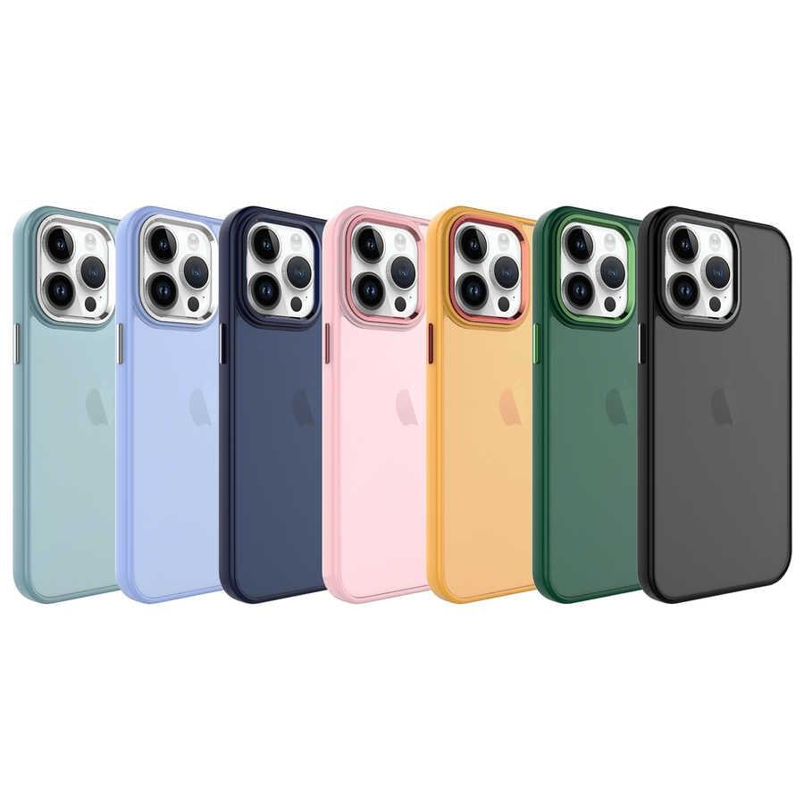 Apple iPhone 14 Pro Max Kılıf Buzlu Sert PC Zore May Kapak