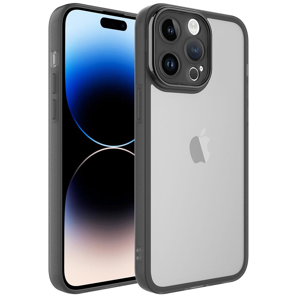 Apple iPhone 14 Pro Max Kılıf Kamera Korumalı Transparan Zore Post Kapak