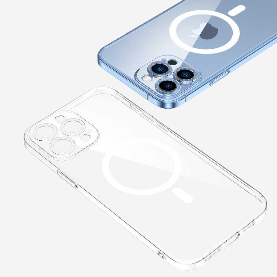 Apple iPhone 14 Pro Max Kılıf Kamera Korumalı M-safe Sert PC Zore Porto Kapak