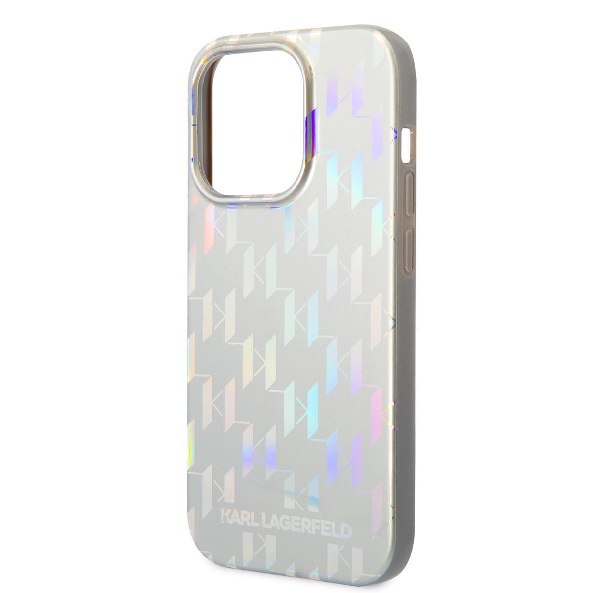 Apple iPhone 14 Pro Max Kılıf Karl Lagerfeld Hologram Dizayn Kapak