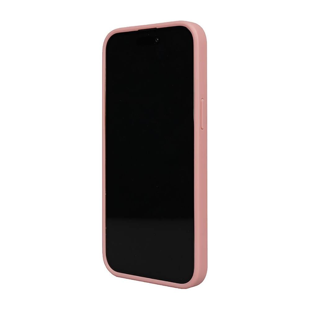 Apple iPhone 14 Pro Max Kılıf Karl Lagerfeld Orjinal Lisanslı 3D KL Yazılı Tüylü Arka Yüzey Saffiano Rhinestones Kapak