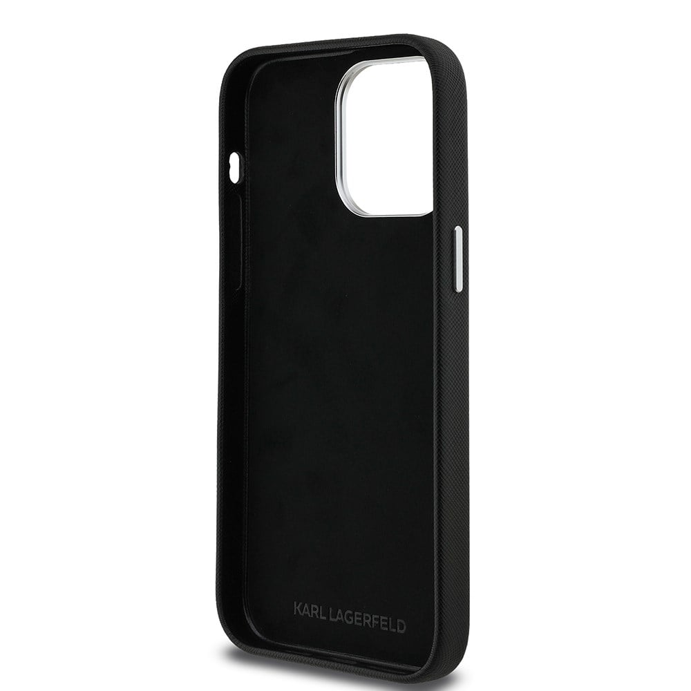 Apple iPhone 14 Pro Max Kılıf Karl Lagerfeld Orjinal Lisanslı K&C Heads Pin Kapak