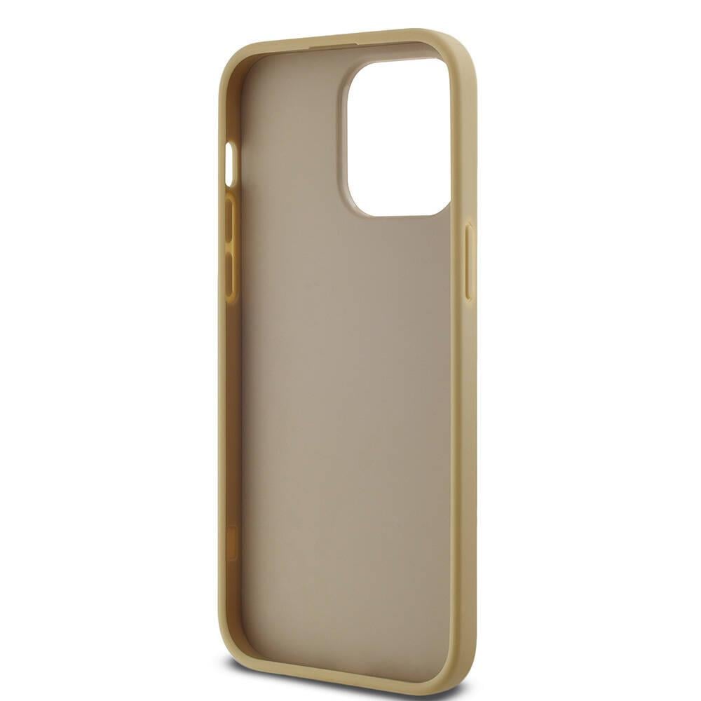 Apple iPhone 14 Pro Max Kılıf Karl Lagerfeld Orjinal Lisanslı Anahtarlıklı Taşlı KL Yazılı Saffiano Rhinestones Kapak
