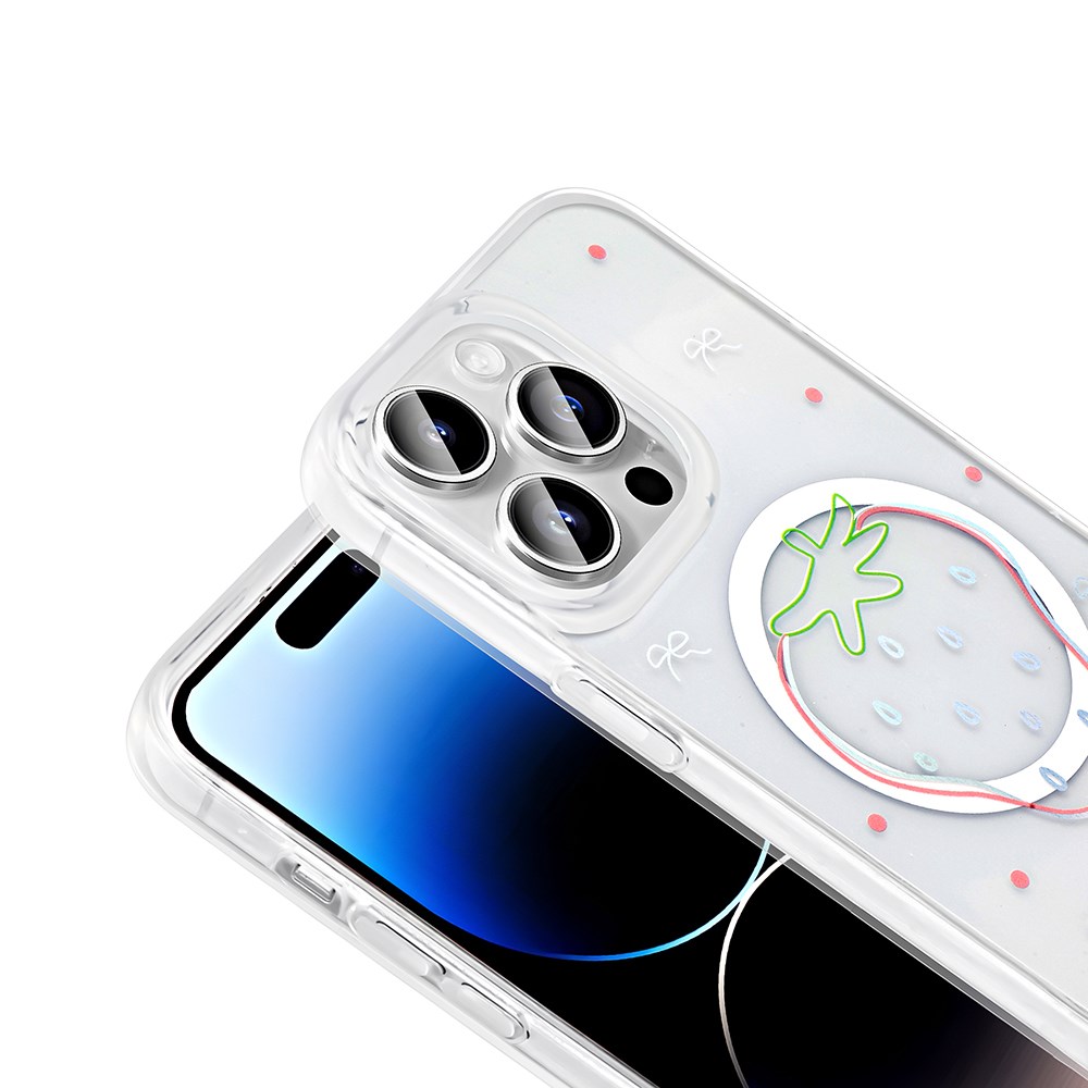 Apple iPhone 14 Pro Max Kılıf M-safe Şarj Özellikli Karbon Fiber Benks Montage Hybrid ArmorPro Kevlar Kapak