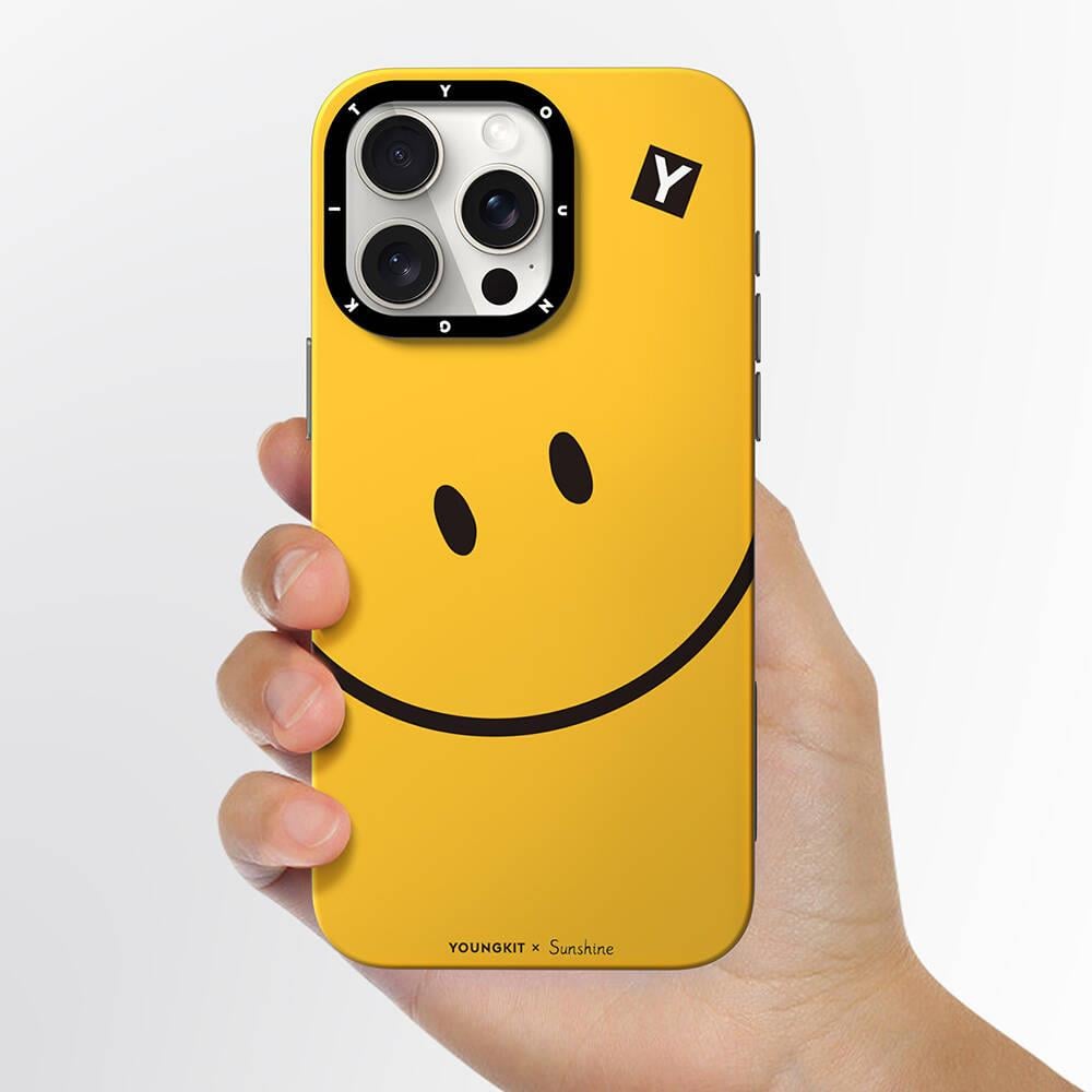 Apple iPhone 14 Pro Max Kılıf M-safe Şarj Özellikli Sunshine Tasarımlı Youngkit Daily Happy Serisi Kapak