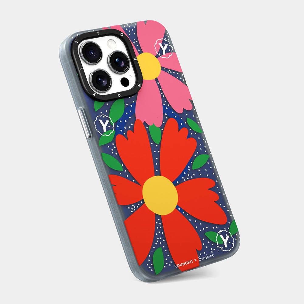 Apple iPhone 14 Pro Max Kılıf M-safe Şarj Özellikli Sunshine Tasarımlı Youngkit Colorful Serisi Kapak