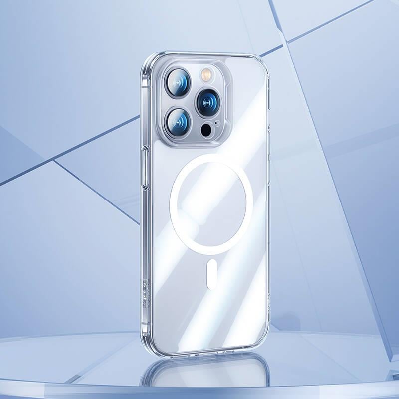 Apple iPhone 14 Pro Max Kılıf M-safe Şarj Özellikli Kamera Korumalı Benks Corning Glass Serisi Kapak