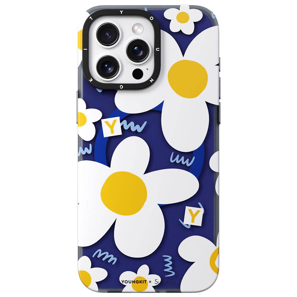 Apple iPhone 14 Pro Max Kılıf M-safe Şarj Özellikli Sunshine Tasarımlı Youngkit Spring Breeze Serisi Kapak