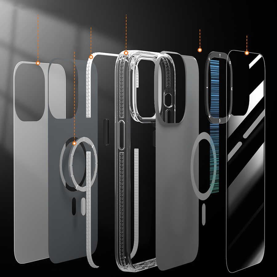 Apple iPhone 14 Pro Max Kılıf M-safe Şarj Özellikli Youngkit Pure Serisi Kapak