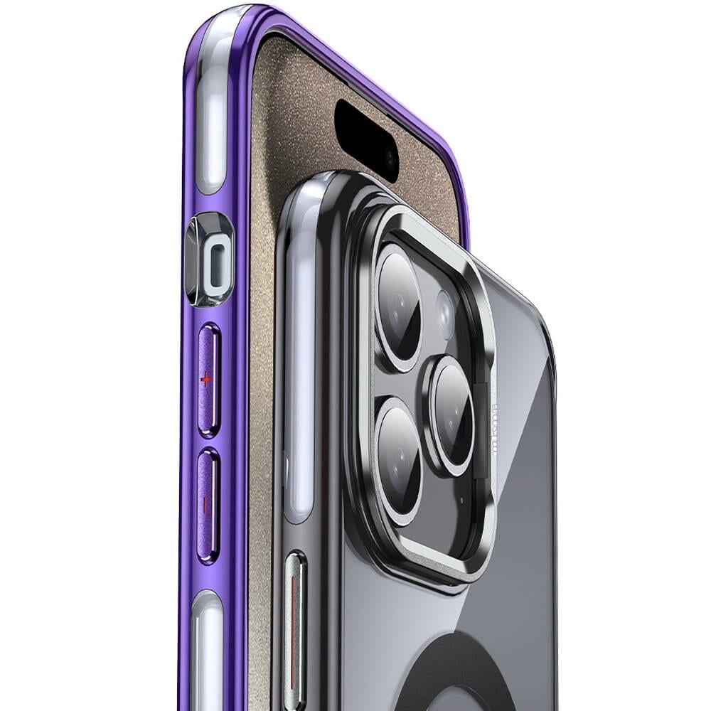 Apple iPhone 14 Pro Max Kılıf M-safe Şarj Özellikli Wlons Standlı Efsane Kapak