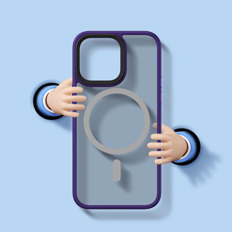 Apple iPhone 14 Pro Max Kılıf M-safe Şarj Özellikli Benks Mist Hybrid Kapak