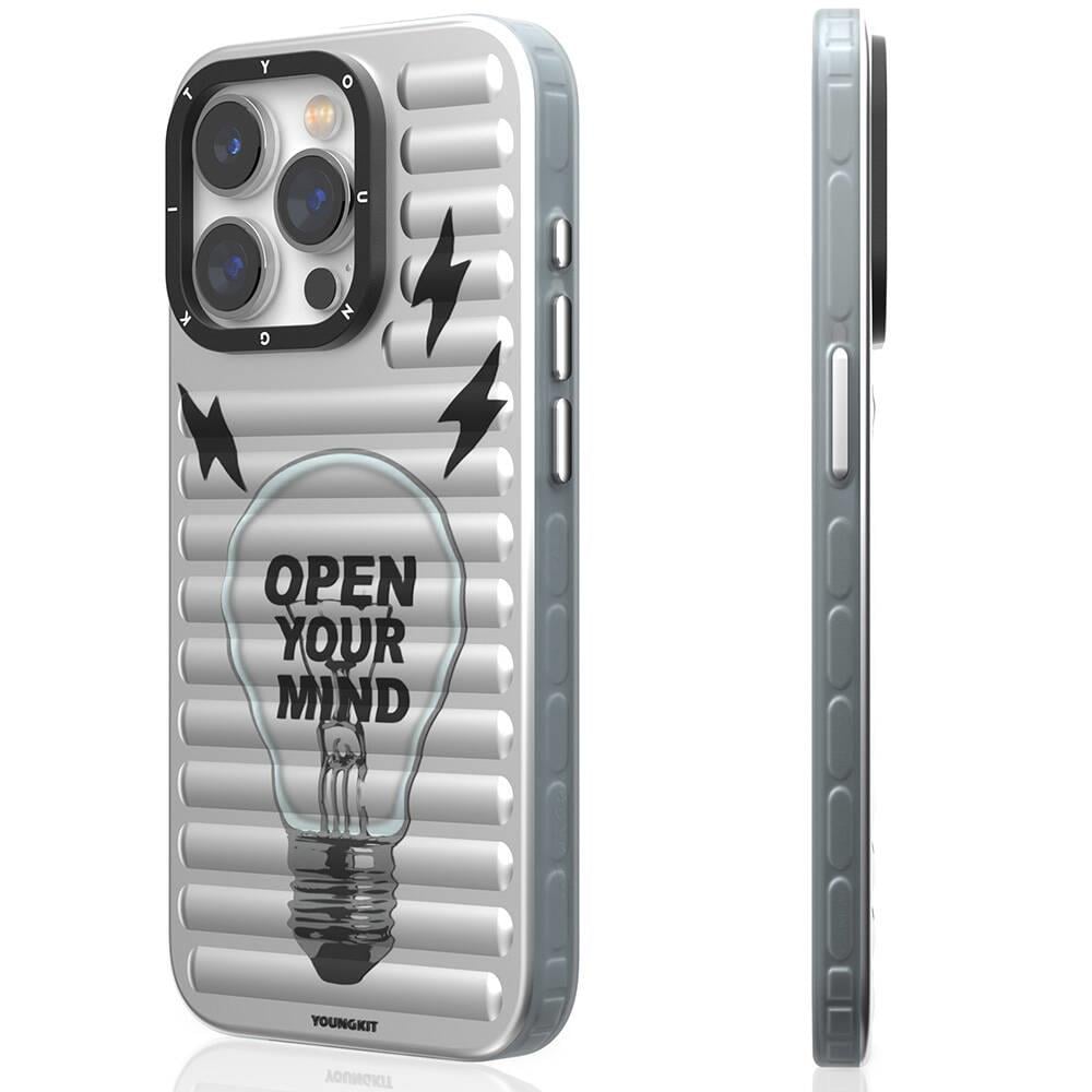 Apple iPhone 14 Pro Max Kılıf M-safe Şarj Özellikli Youngkit Open Mind Serisi Kapak