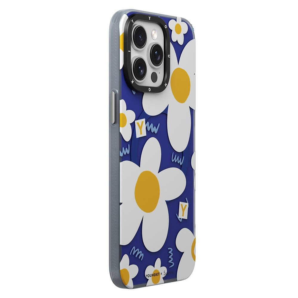 Apple iPhone 14 Pro Max Kılıf M-safe Şarj Özellikli Sunshine Tasarımlı Youngkit Spring Breeze Serisi Kapak