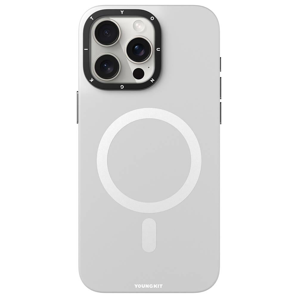 Apple iPhone 14 Pro Max Kılıf M-safe Şarj Özellikli Çizilmeye ve Aşınmaya Dayanıklı Youngkit Velvet Serisi Kapak