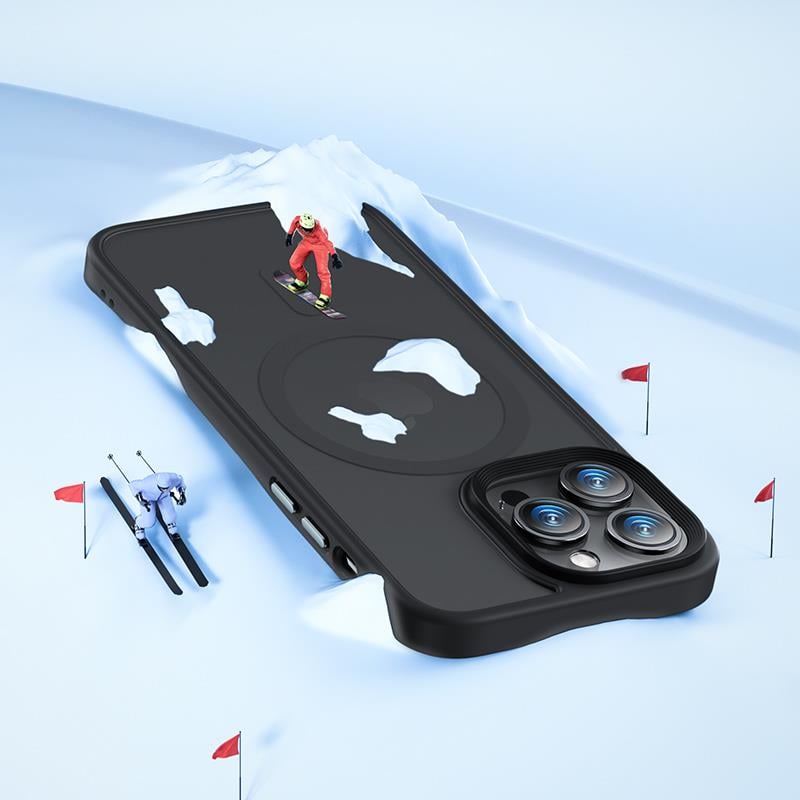 Apple iPhone 14 Pro Max Kılıf M-safe Şarj Özellikli Benks Mist Hybrid Kapak