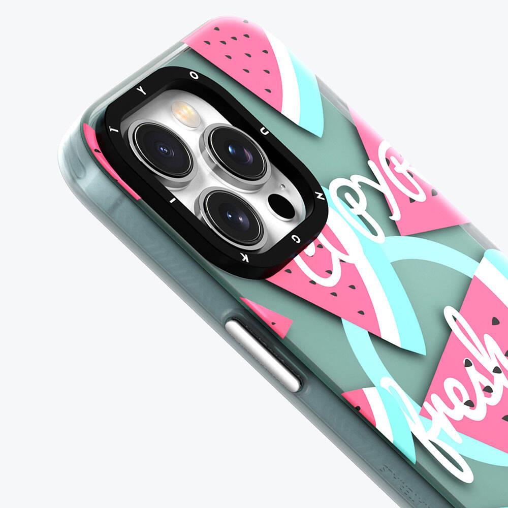 Apple iPhone 14 Pro Max Kılıf M-safe Şarj Özellikli Yaz Meyvesi Desenli Youngkit Fruity Flavour Serisi Kapak