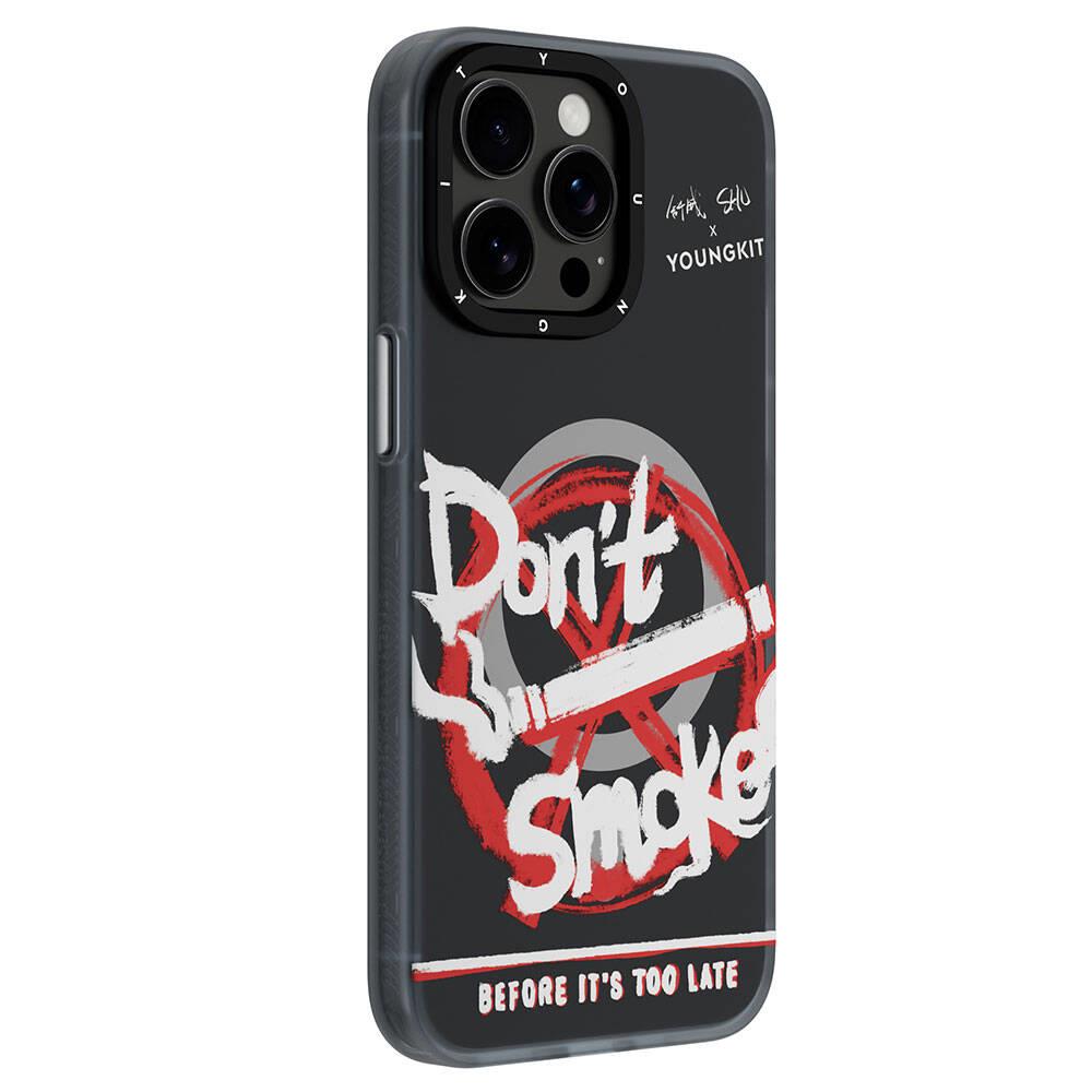 Apple iPhone 14 Pro Max Kılıf M-safe Şarj Özellikli YoungKit 600D Kevlar Kapak
