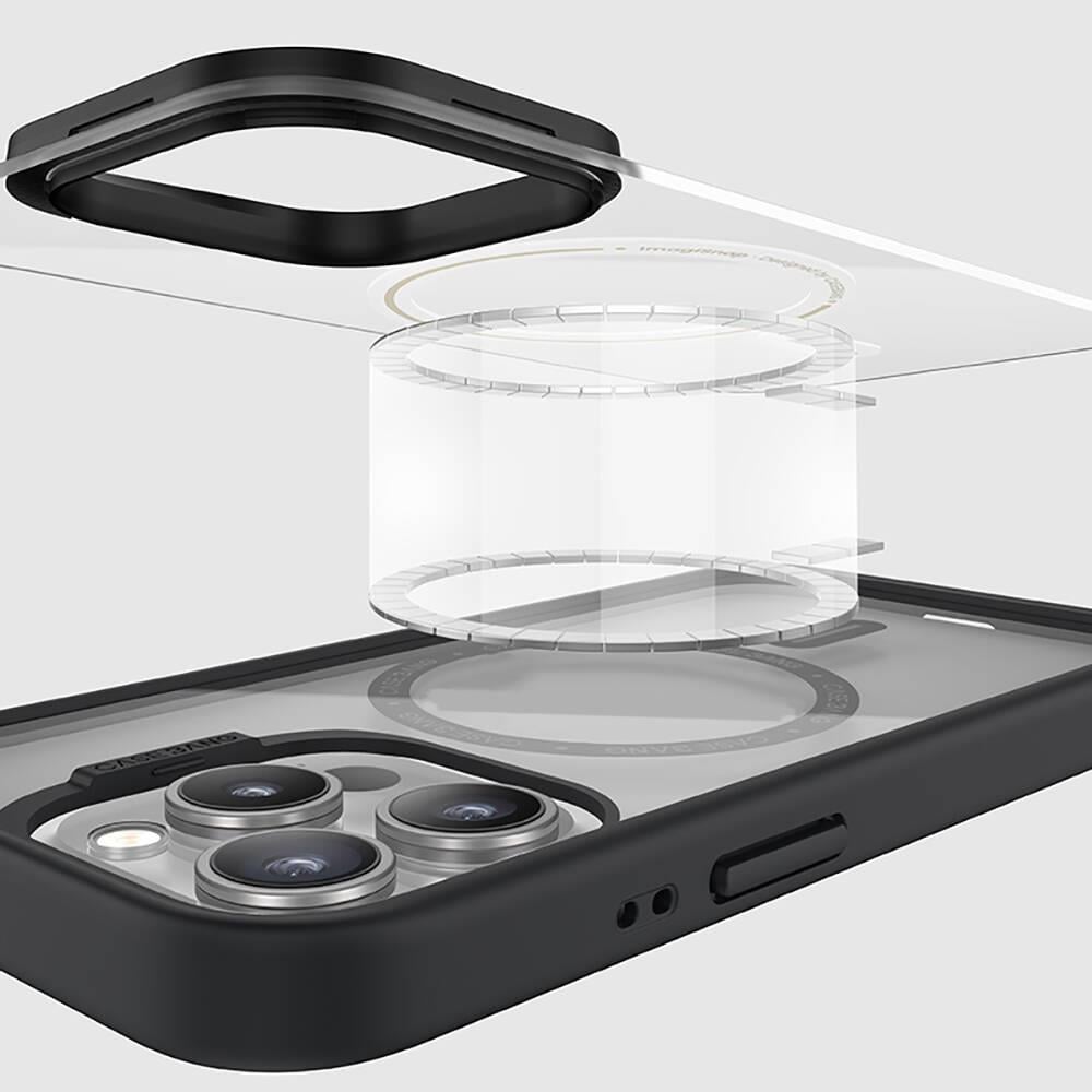 Apple iPhone 14 Pro Max Kılıf M-safe Şarj Özellikli Casebang Body Frame Kapak