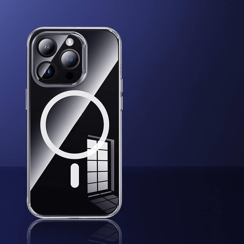Apple iPhone 14 Pro Max Kılıf M-safe Şarj Özellikli Benks 1.8mm Ultra İnce Şeffaf Kapak