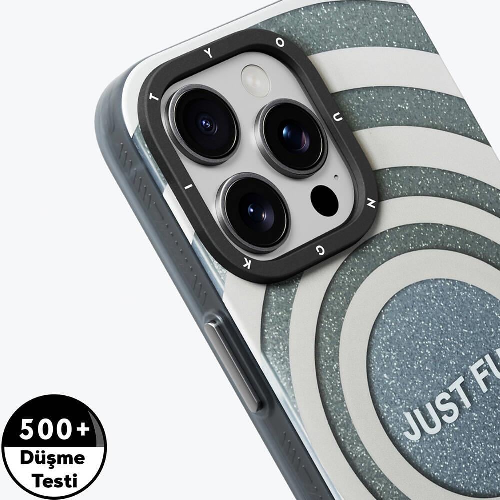 Apple iPhone 14 Pro Max Kılıf M-safe Şarj Özellikli Youngkit Star Dazzle Serisi Kapak
