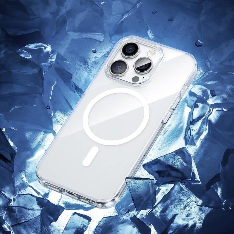 Apple iPhone 14 Pro Max Kılıf M-safe Şarj Özellikli Benks 1.8mm Ultra İnce Şeffaf Kapak