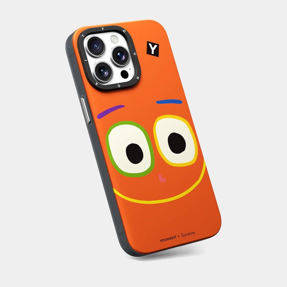 Apple iPhone 14 Pro Max Kılıf M-safe Şarj Özellikli Sunshine Tasarımlı Youngkit Daily Happy Serisi Kapak
