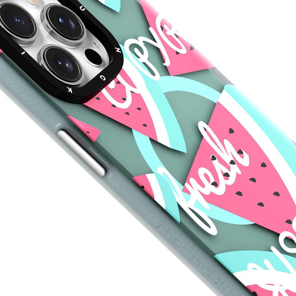 Apple iPhone 14 Pro Max Kılıf M-safe Şarj Özellikli Yaz Meyvesi Desenli Youngkit Fruity Flavour Serisi Kapak