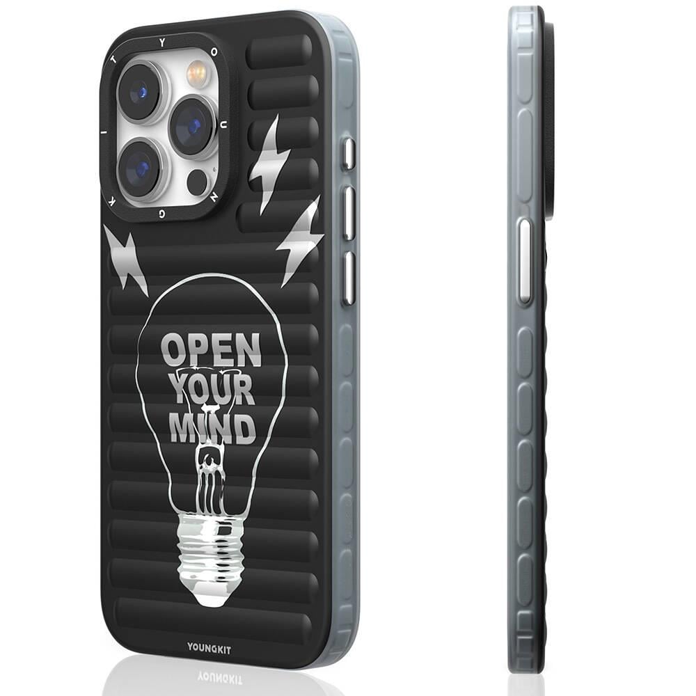 Apple iPhone 14 Pro Max Kılıf M-safe Şarj Özellikli Youngkit Open Mind Serisi Kapak